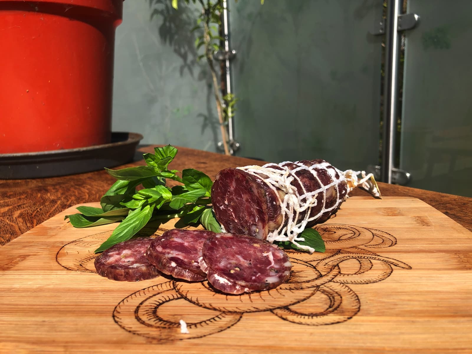 Goat and Oregano salami recipe